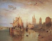 Cologne,the arrival lf a pachet boat;evening (mk31) Joseph Mallord William Turner